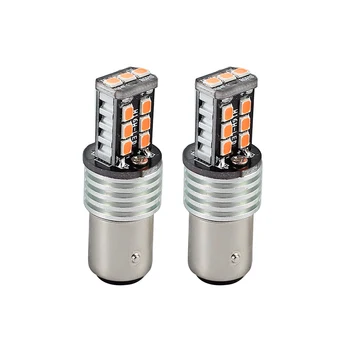

1 Pair BAY15D 1157 Canbus P21/5W CAR 15 LED Brake Tall Stop Light 2835 Bulbs