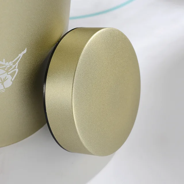 Rozsdamentes Acél Tároló Tartály Kreatív Otthoni Többcélú Tea Caddy Nedvességálló Lezárt Konzervtartók - Image 6