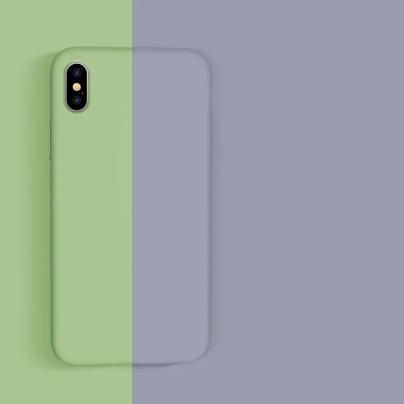 Тонкий Мягкий Роскошный чехол для iPhone 7 8 6 6s Plus Оригинальный жидкий силиконовый