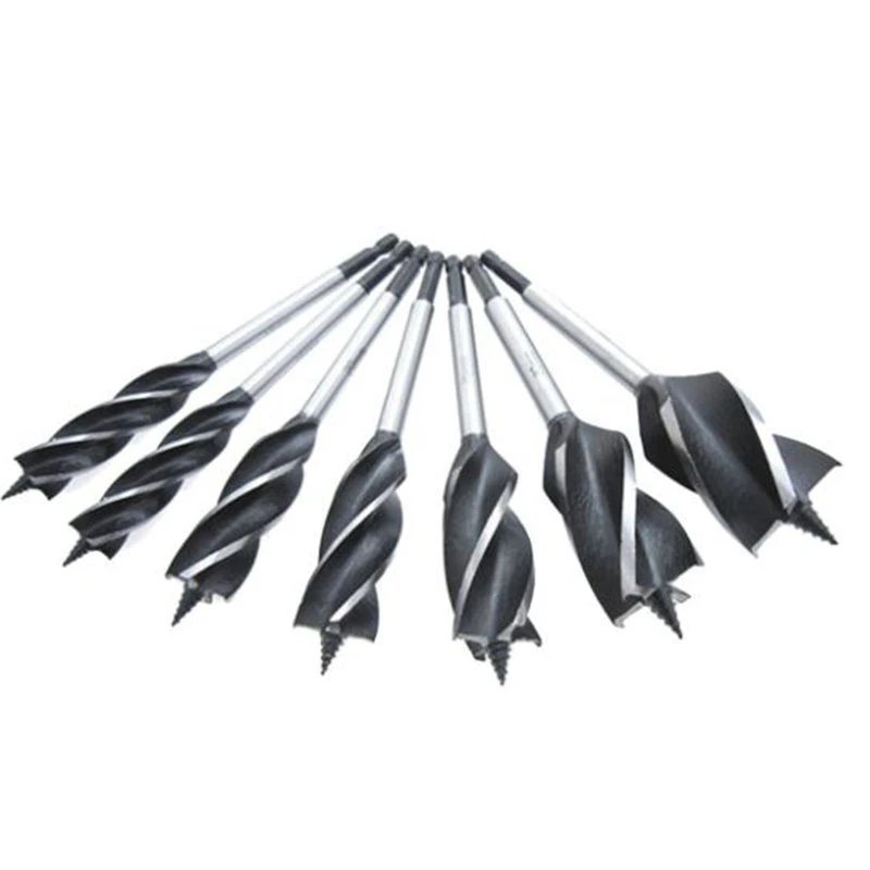  10Pcs/Set Fast Cut Auger 10-25Mm Twist Drill Bit Set Wood Carpenter Joiner Tool Drill Bit for Wood 