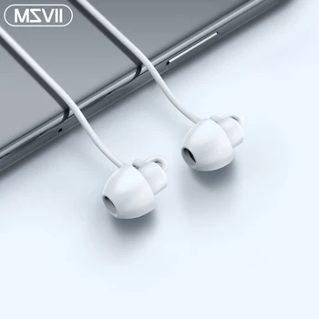 

Msvii Sleep Wired Control Headphone 3.5mm For iphone In-ear Noise Reduction Earphone For Huawei Xiaomi Honor For Smartphone