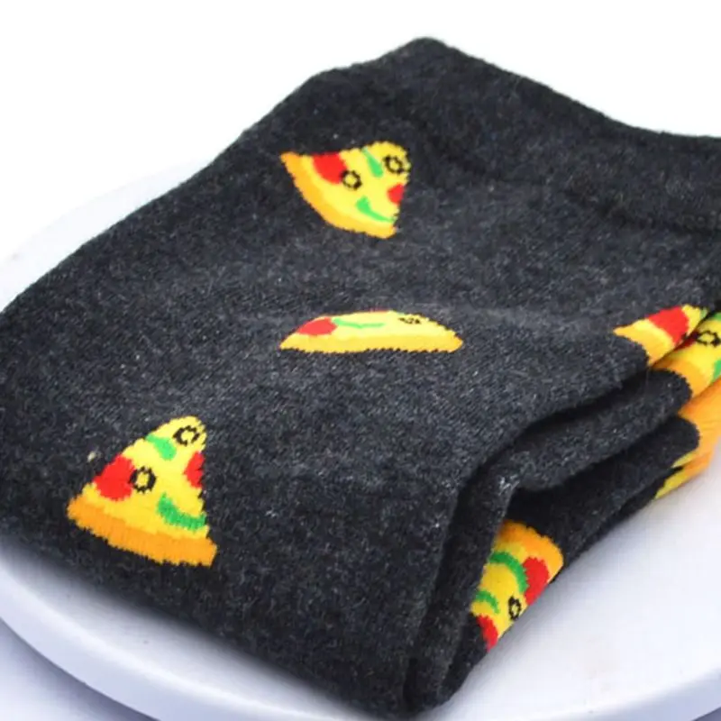 Красочные милые закуски формы Дизайн Узорные Женские повседневные хлопковые носки 95AB