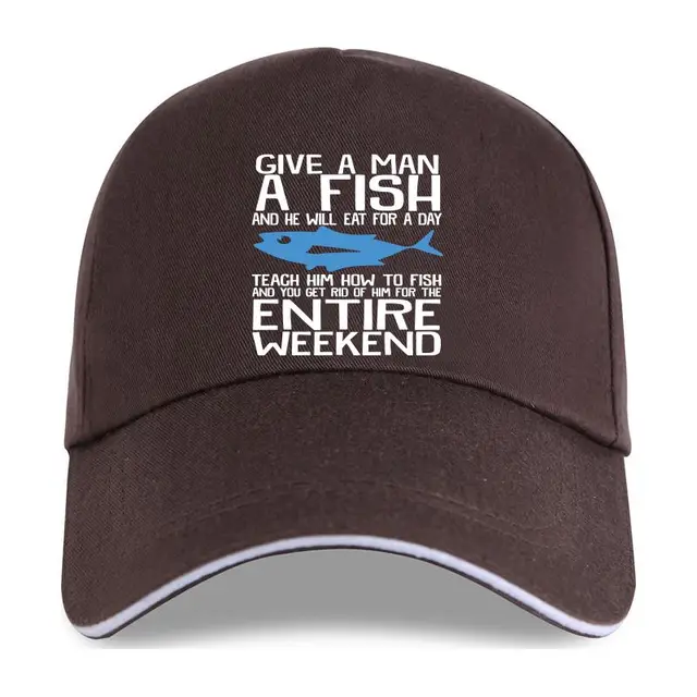 Funny Quote Fishing Baseball Cap Retro 