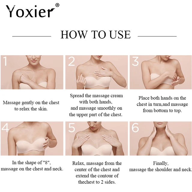 Yoxier Breast Enlargement Cream Promote Female Hormones Breast Lift Firming Massage Best Up Size Bust Elasticity