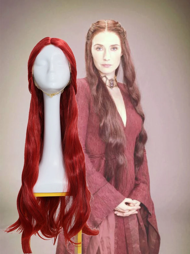 XCOSER Игра престолов Melisandre волосы для косплея реквизит длинные кудрявые волнистые волосы аксессуары Высокое качество синтетические волосы для женщин