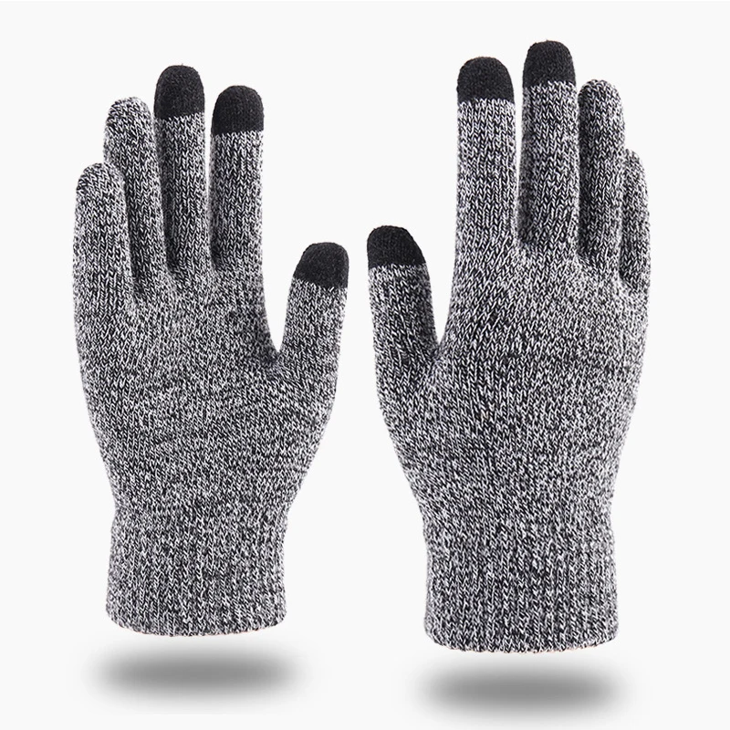 Homme Thermique Thinsulate Gants Extrême Temps d'hiver tricot Plein doigt Gants 