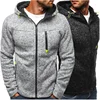 2022 Brand Jacquard Hoodie Fleece Cardigan Hooded Coat Men's Hoodies Sweatshirts Pullover For Male Hoody Sweatshirt ► Photo 1/5