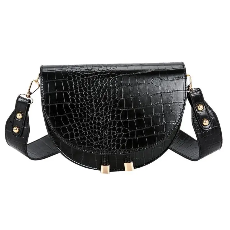 soft leather saddle bag