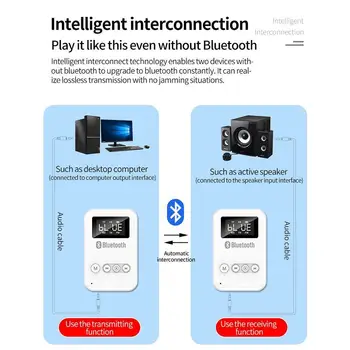 

New Bluetooth Receiver Transmitter 4In1 BT V5.0 Adapter For PC Computer/Laptop/Car Style Stable Speaker Signal FM/Old S3Q4