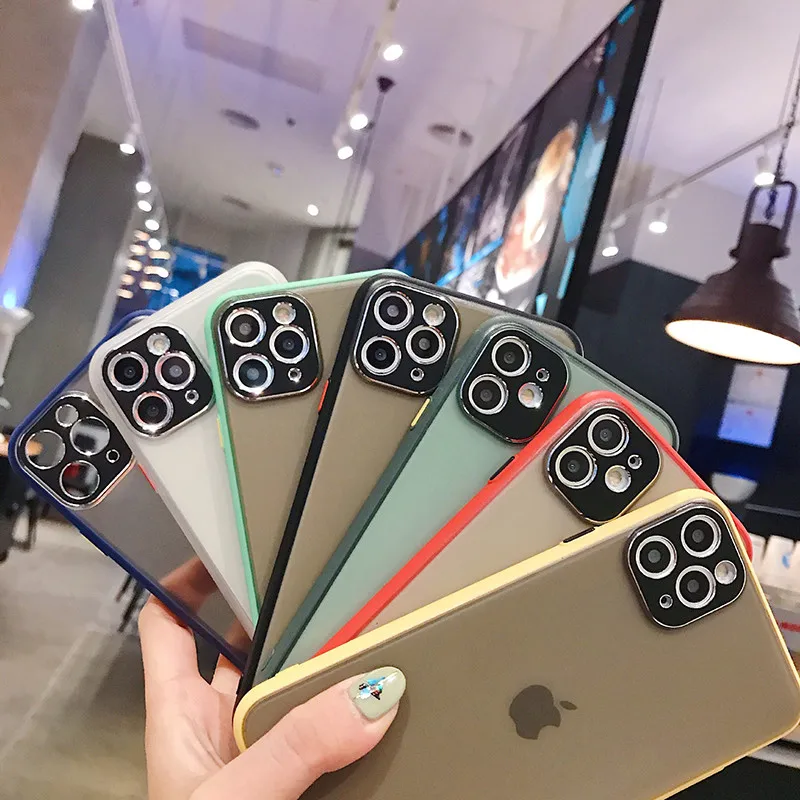Прозрачный силиконовый чехол для телефона iPhone 11 Pro MAX X XR XS Max 8 7 6Plus PC задняя крышка