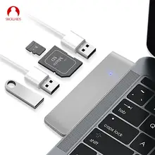 Snowkids USB C концентратор Тип C до USB3.0 SD TF кардридер разветвитель док-станция для ноутбука MacBook hp Dell samsung Asus ZenBook huawei Mi