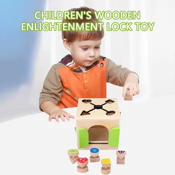 

Enlightenment Teaching Aids, Early Education, Enlightenment, Children's Locks, Game Puzzle, Hand-Eye Coordination Toy Locks