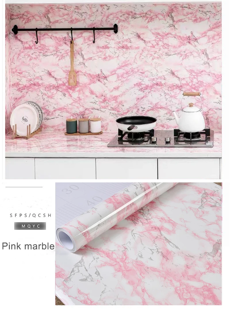 Pink marble