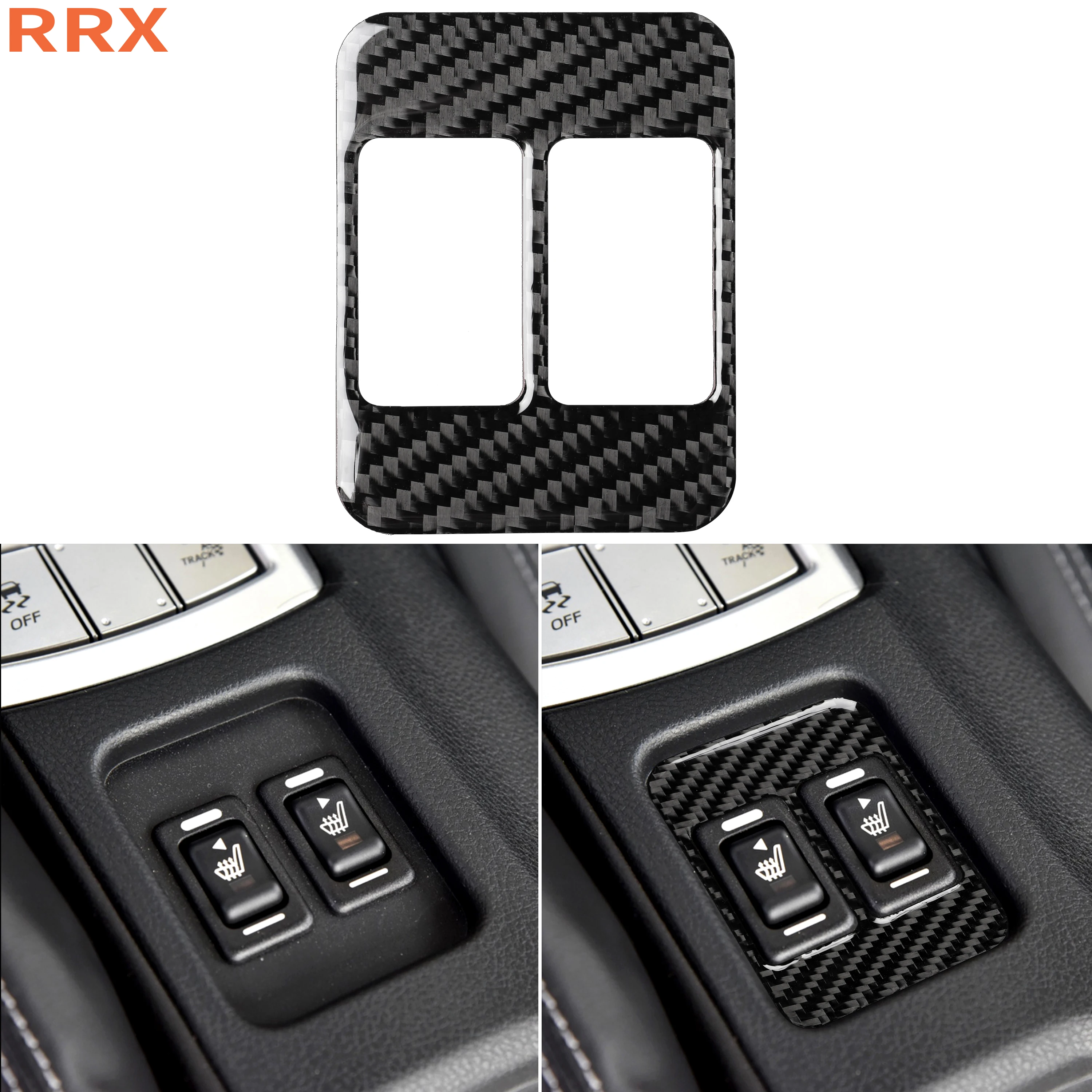 For Subaru Brz For Toyota 86 13 17 Carbon Fiber Seat Heating Switch Button Cover Decoration Frame Sticker Car Accessories Interior Mouldings Aliexpress
