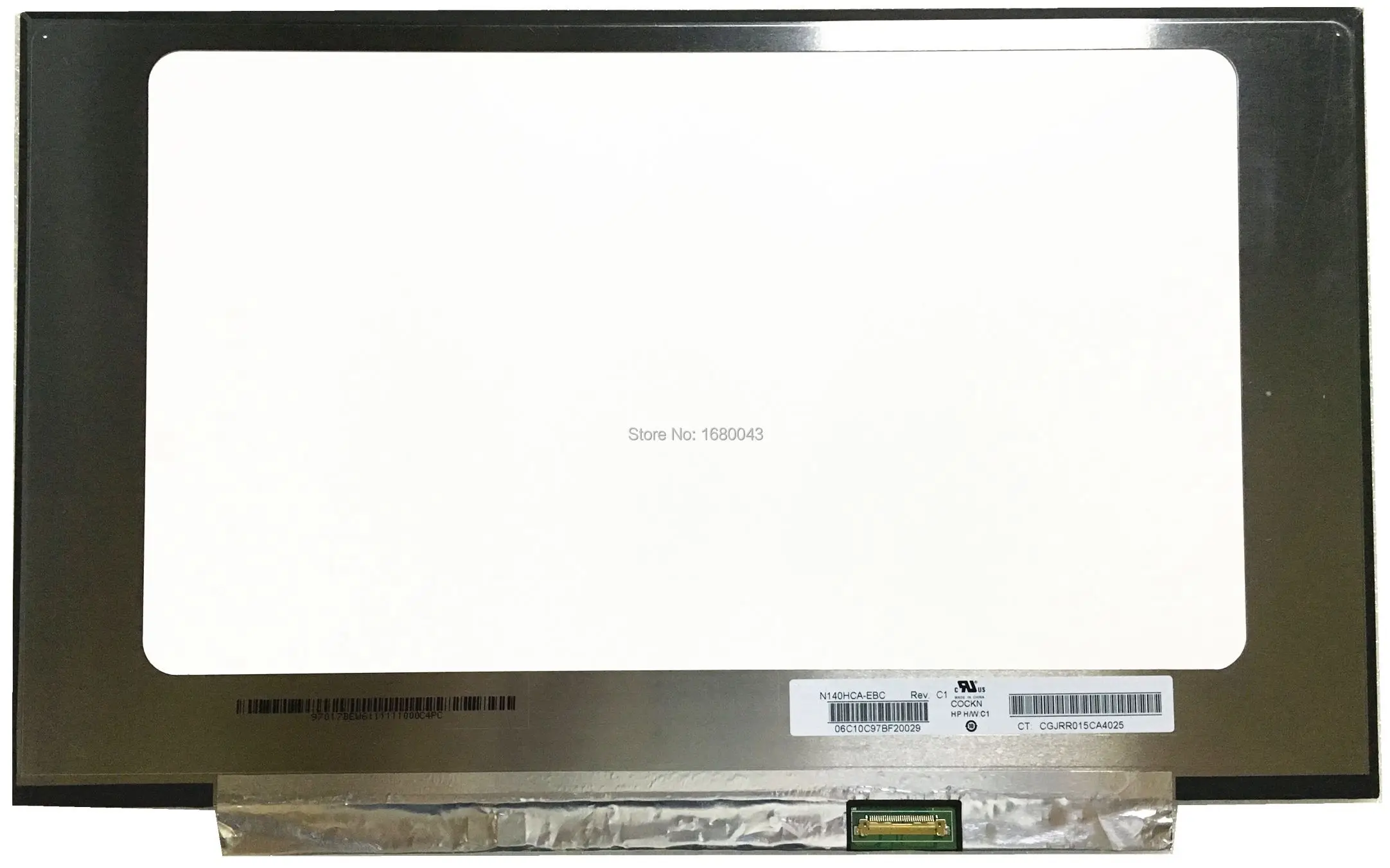 ЖК-дисплей N140HCA-EBC дюйма N140HCA EBC 30-контактный EDP IPS светодиодный экран для ноутбука