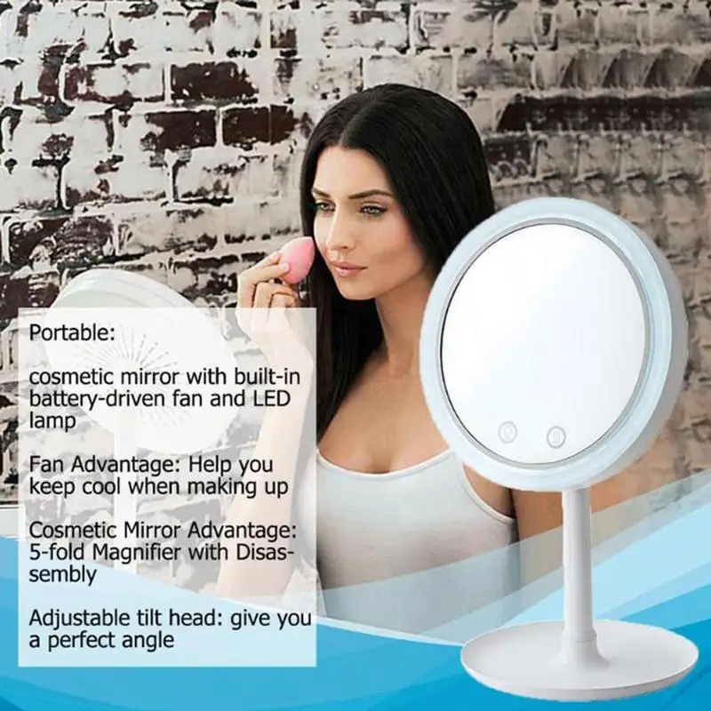 5X увеличительное зеркало для макияжа без пота косметическое настольный Топ