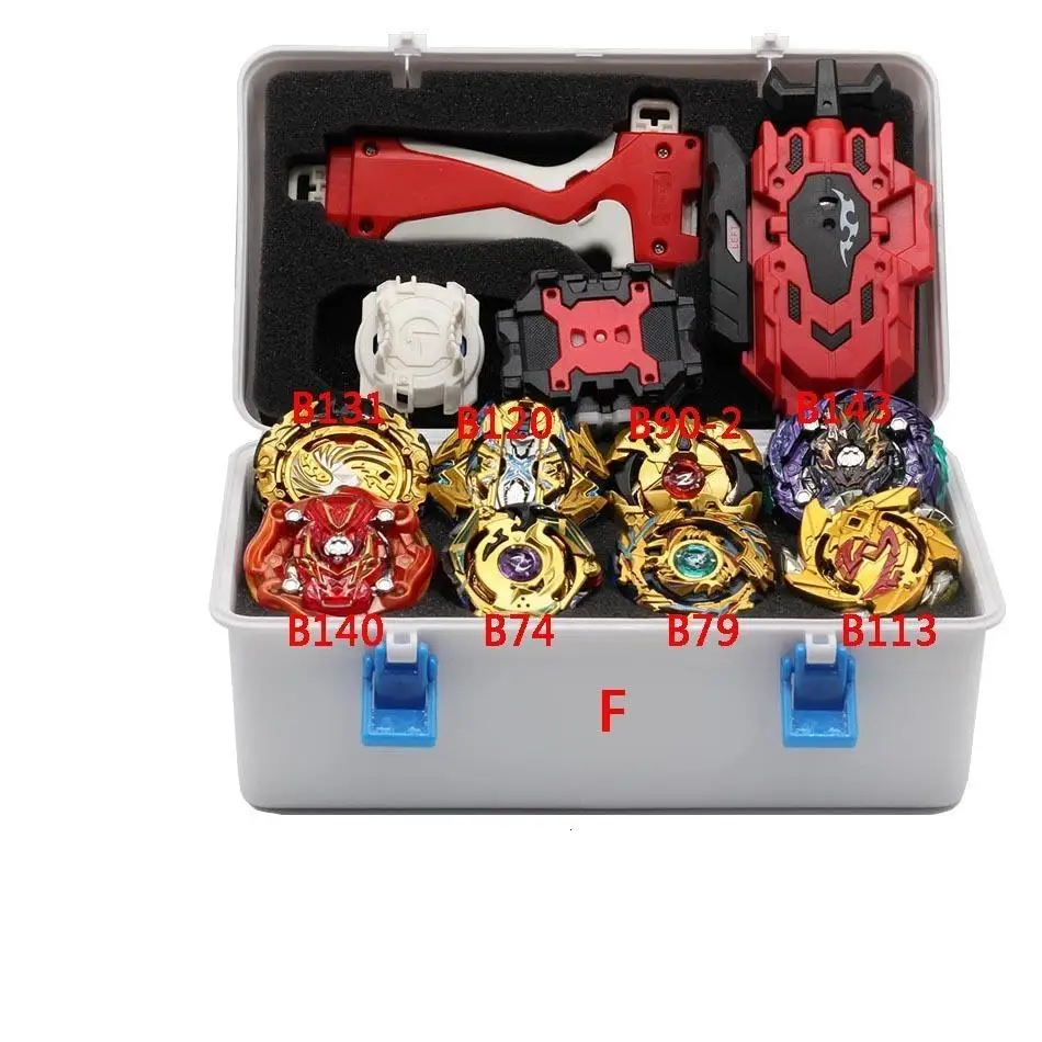 Beyblade Burst набор игрушек B150 B149 Bayblade набор металлический Fusion боевой гироскоп 4D с 4 пусковыми вращающимися верхними лезвиями игрушки