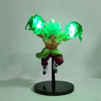 

Dragon Ball Z Anime Figure Broly Super Broli LED DIY Toys Esferas Del Action Figma Broly Power Effect Super Saiyan Figurine Doll