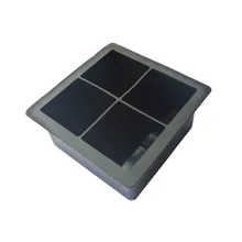 4-полость большой Еда Класс силиконовая форма кубика льда Форма для льда для виски Пудинг Желе Куб DIY Мороженое Плесень