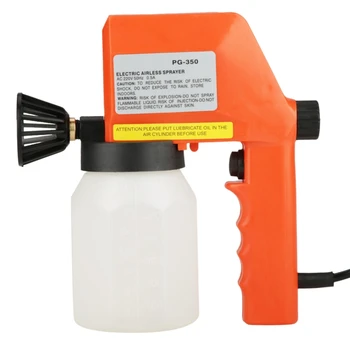 

600Ml Large Capacity Electric Air Less Paint Sprayer Hand Held Spray Tool 220V 50Hz 75W 0.5A Eu Plug