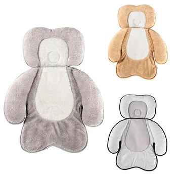 

Four Seasons Universal Infant Head Support With Organic Cotton Baby Stroller Cushion Newborn Warm Buggy Sleeping Pad Mat