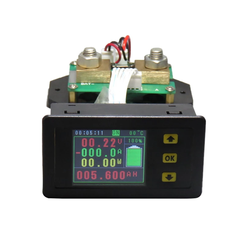 DC 120V 500A LCD Medidor combinado Voltaje Corriente KWh Medidor de va DC 120V 500A LCD Medidor combinado Voltaje Corriente KWh Medidor de va