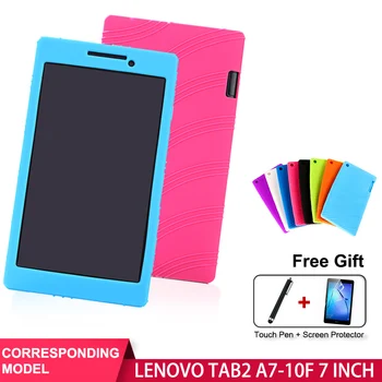 

SZOXBY For Lenovo A7-10 Silicone Shell TAB2 A7-10F Tablet Computer Case 7 Inch Silicone Protective Cover Washable Anti-fall Case