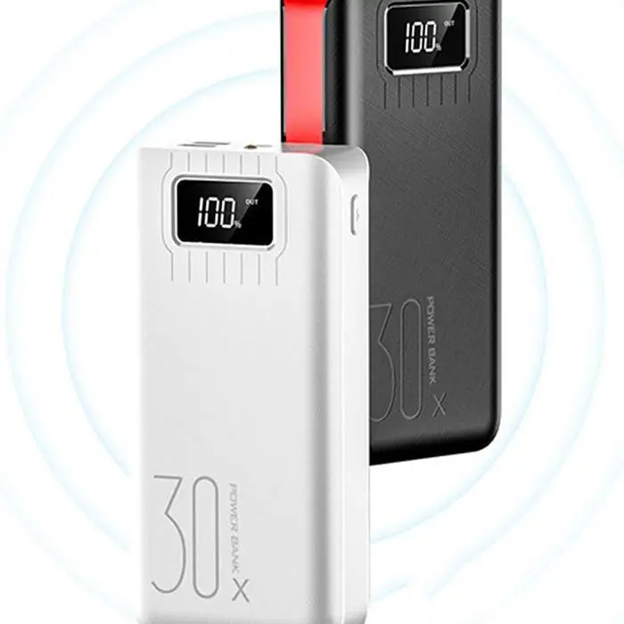 3 USB порта банк питания телефон 30000 мАч микро большой банк питания дома, Повседневная Емкость портативное зарядное устройство DC5V2A