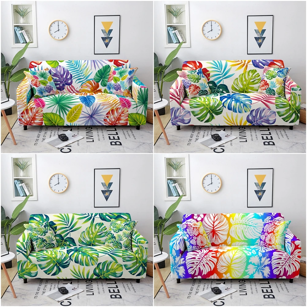 Stretch Sofa Cover Tropical Elastic Cover Sofa Tropical Slip Cover