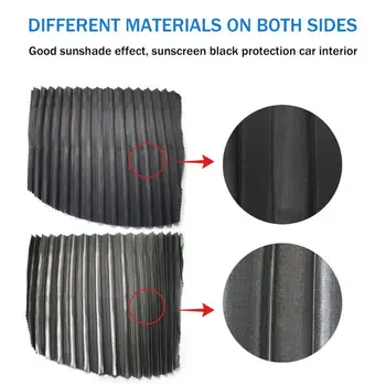 

4 Pcs Front and Back Car Sunshades Curtains UV Rays Protection Window Blind E7CA