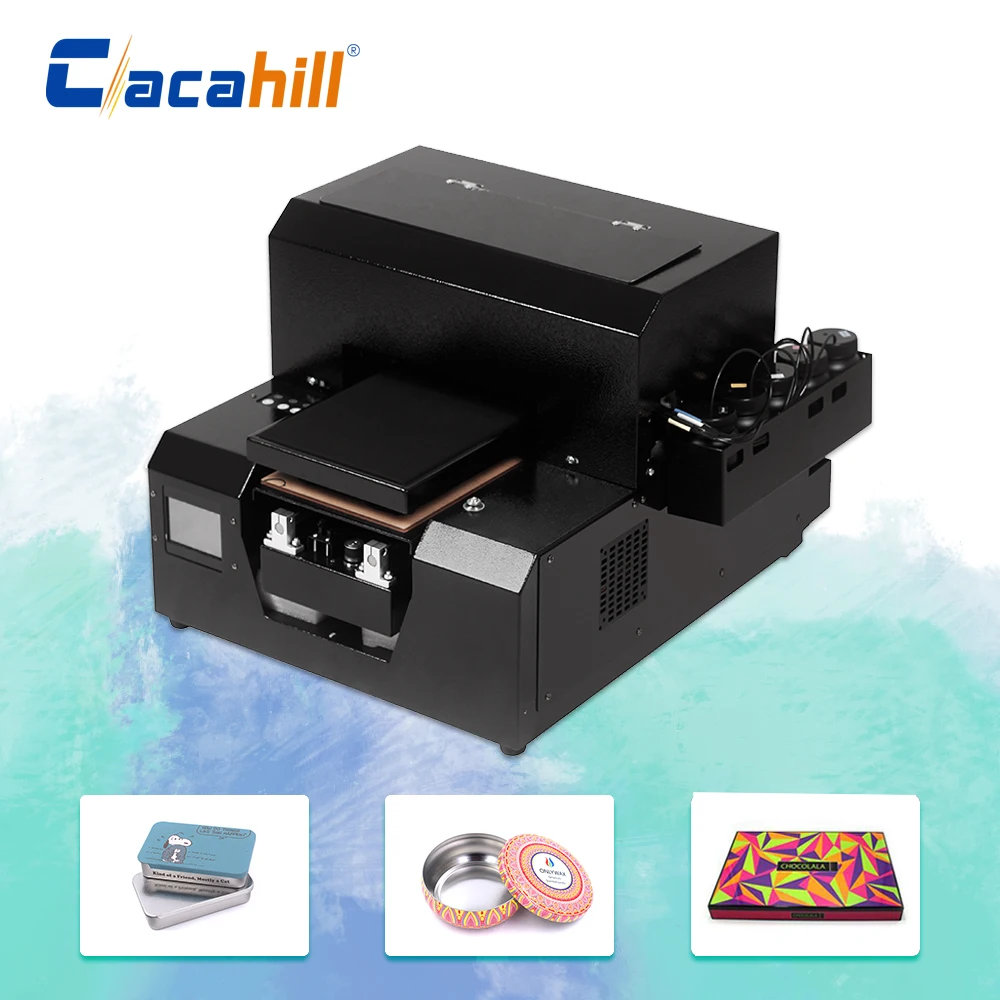 

Professional A4 UV inkjet printer small home portable for card/lighter/U disk/comb/gift box colorful printing