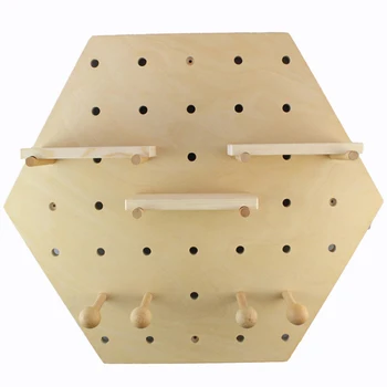 

Nordic Multifunction Wooden Hole Plate Wall Shelf Creative Household Storage Rack Wall Decoration Home Decoration Accessories