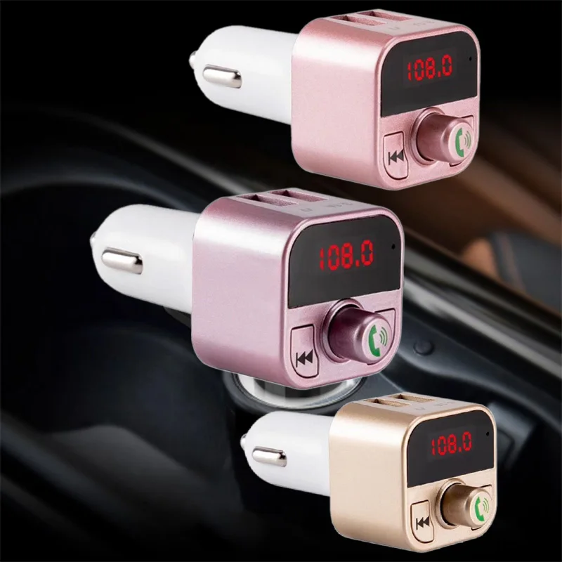 B5 автомобильный Bluetooth fm-передатчик двойной Usb автомобильный передатчик с дисплеем