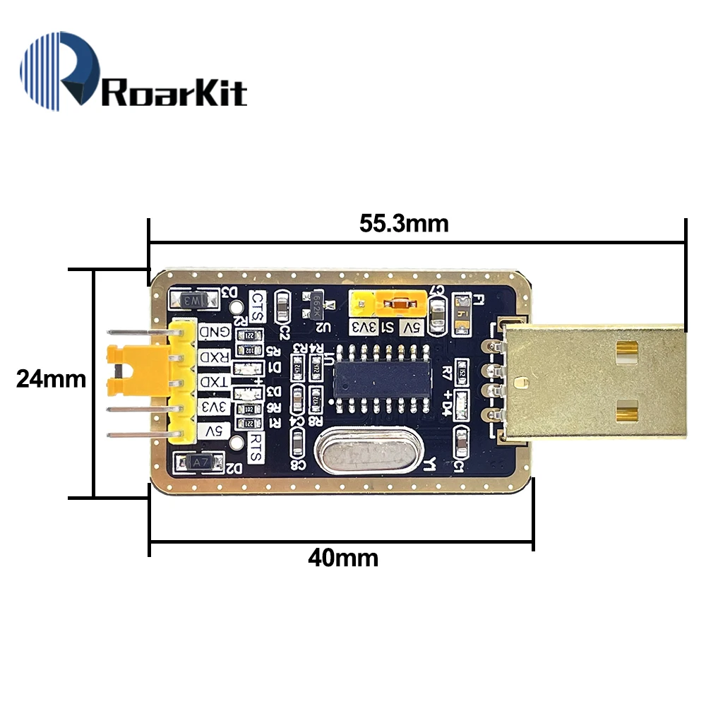 Модуль CH340 вместо PL2303 плата обновления CH340G RS232 к TTL USB для последовательного порта