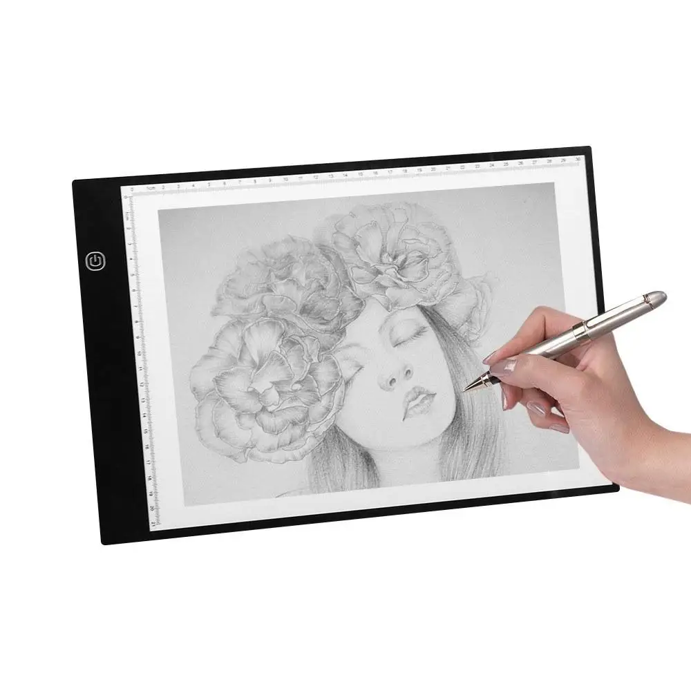 A3 A4 A5 Dimmable Graphics Drawing Tablet USB LED Light Box Copy Board Pad  Electronic Art Graphic Painting Writing Pad Table - AliExpress