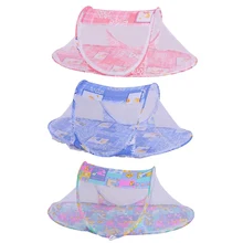 Детская противомоскитная сетка, детская складная, с рисунком, установка, детские сетки, детские постельные принадлежности, детские кроватки для сна и путешествий