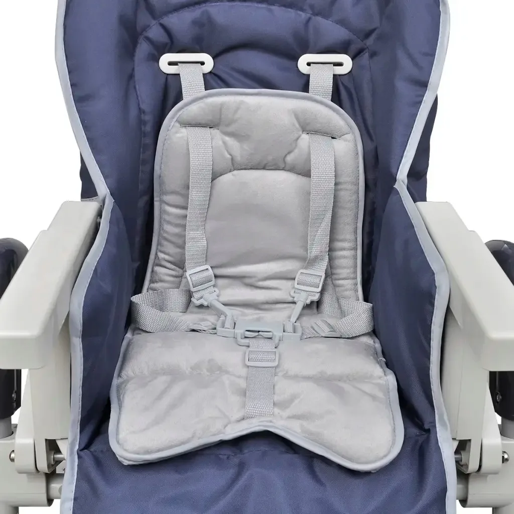 VidaXL 15 Kg Children Chair Comfortable Adjustable Highchair For Baby With Storage Basket Foldable Chair Easy-Clean Furniture VidaXL 15 Kg Children Chair Comfortable Adjustable Highchair For Baby With Storage Basket Foldable Chair Easy-Clean Furniture