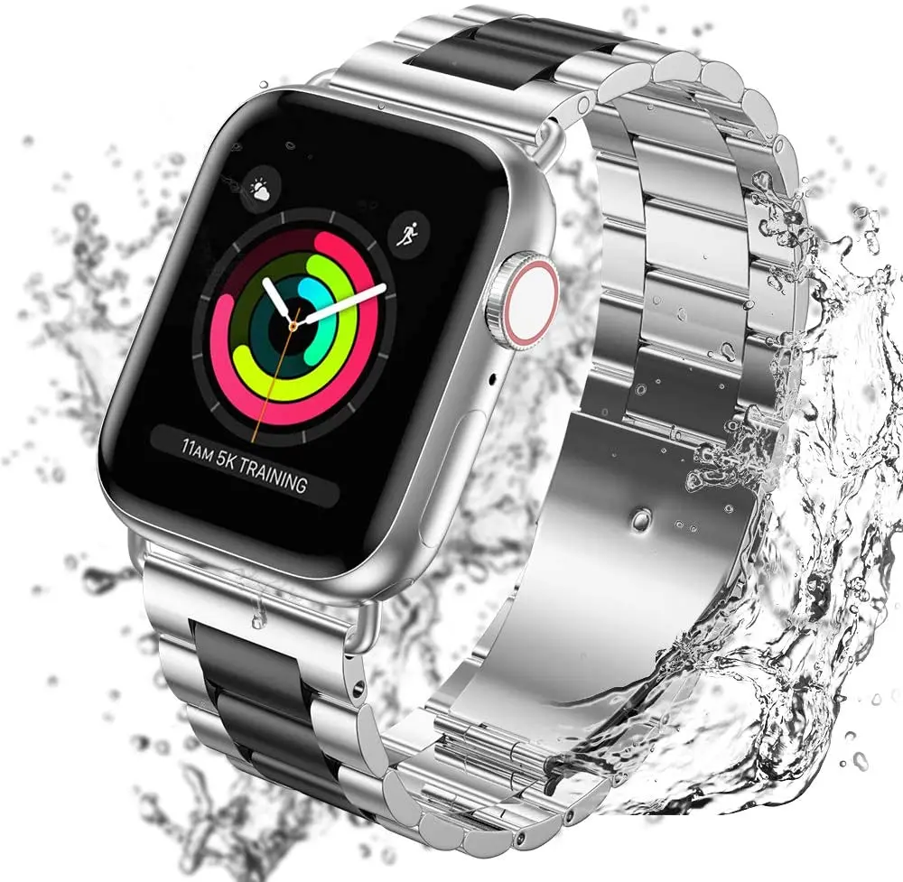 

Stainless Steel Classic Metal Band for Apple watch Series 5 4 3 Strap for iWatch 40mm 44mm 42mm 38mm Bracelet Watchbands