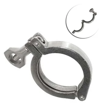 

High Quality 2" Tri Clamp Clover Sanitary Stainless Steel For 64MM OD Ferrule Flange SUS316 Durable And Practical