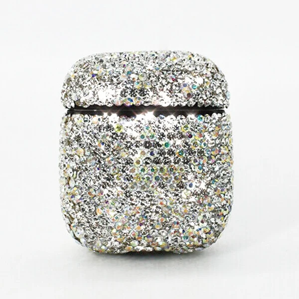 

Crystal Decor Case Protective Cover Bag Shell Case for Apple AirPods Earphones LHB99