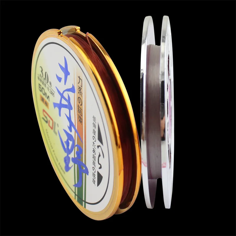 

Genuine Product Imported from Japan Raw Silk Wine 50 M Nylon Fishing Line Mainline Strands