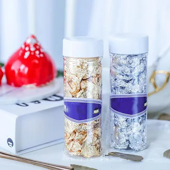 

2g Gold Silver Foil Cake Decoration Beauty Ice Cream Dessert Cooking Drink Food Decorative Decorative Foil Edible Gold Foil