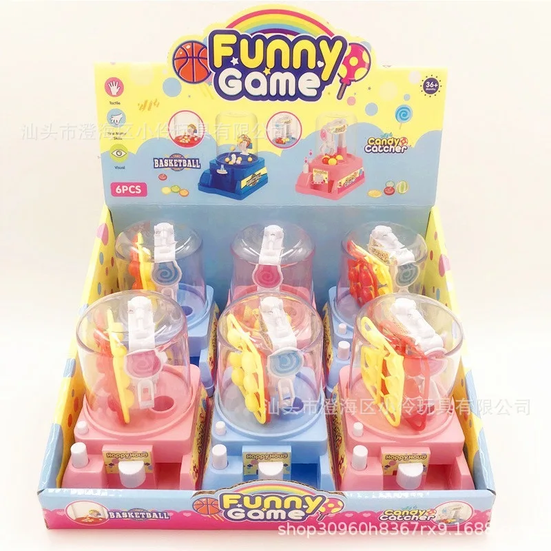

Mini Catch Ball Machine Manual Catch Crane Machine Catch Candy Machine Children'S Educational Interactive Small Crane Machine