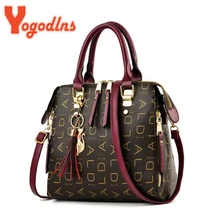 Yogodlns женские сумки через плечо для женщин Новая модная сумка через плечо роскошные сумки женские сумки дизайнерские дорожные сумки с кисточками