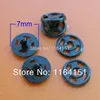 50set/lot Kids Accessories 7mm Nylon Button Round Snap Mini Buttons Transparent Sewing Garment Buttons Scrapbooking ZK0229 4