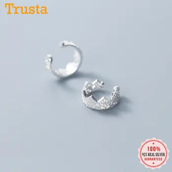 

Trusta 100% 925 Sterling Silver Sweet Crown Ear Cuff Clip On Earrings For Women Girl Without Piercing Earings Jewelry DS1770