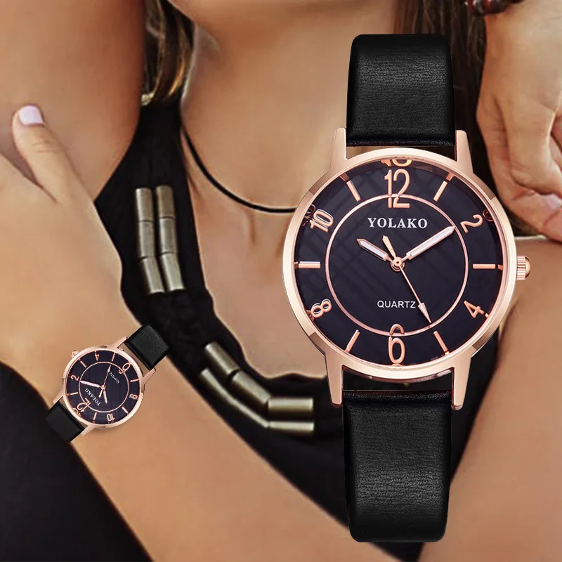 WJ-8668, простые женские цифровые часы, модные часы с кожаным ремешком, Классические кварцевые наручные часы для женщин zegarek damski relogio