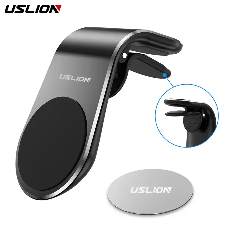 Uslion自動車電話ホルダー車の携帯サポート磁気電話マウントは Iphoneおよびスマートフォンsuporte Telefone 携帯電話ホルダー スタンド Aliexpress