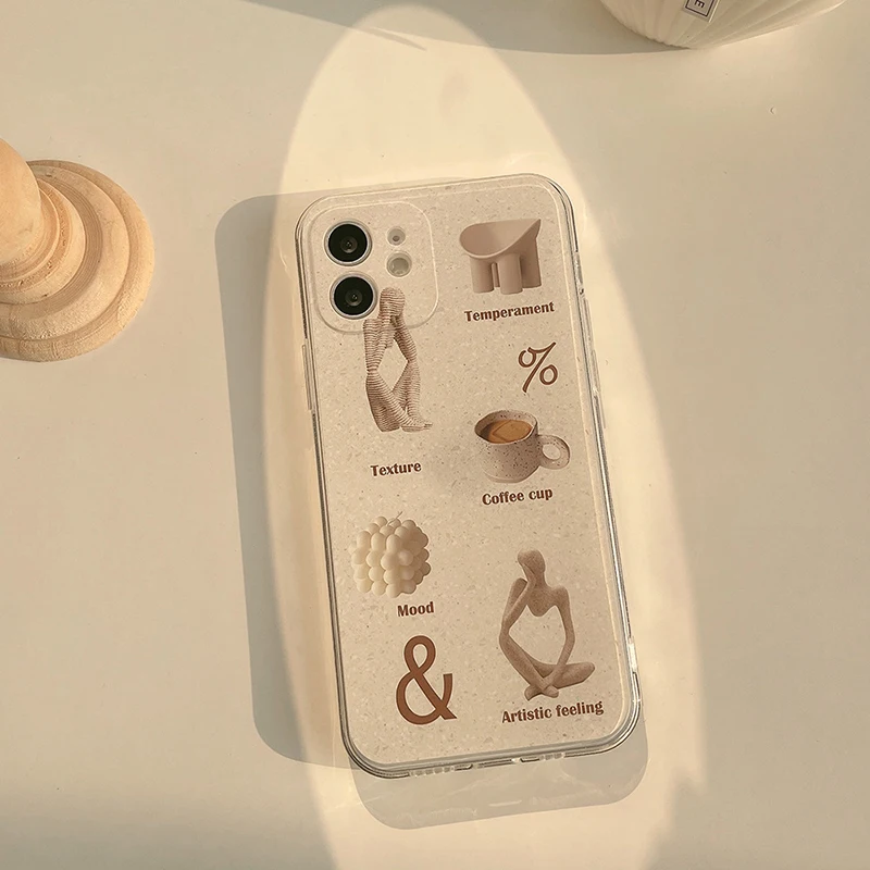 Custodia Per Cellulare Ik22 In Stile Artistico Per Iphone 11 Pro 11 Promax Iphone 12 12 Pro 12 Promax Custodia In Silicone Per Iphone 13 13 Pro Max