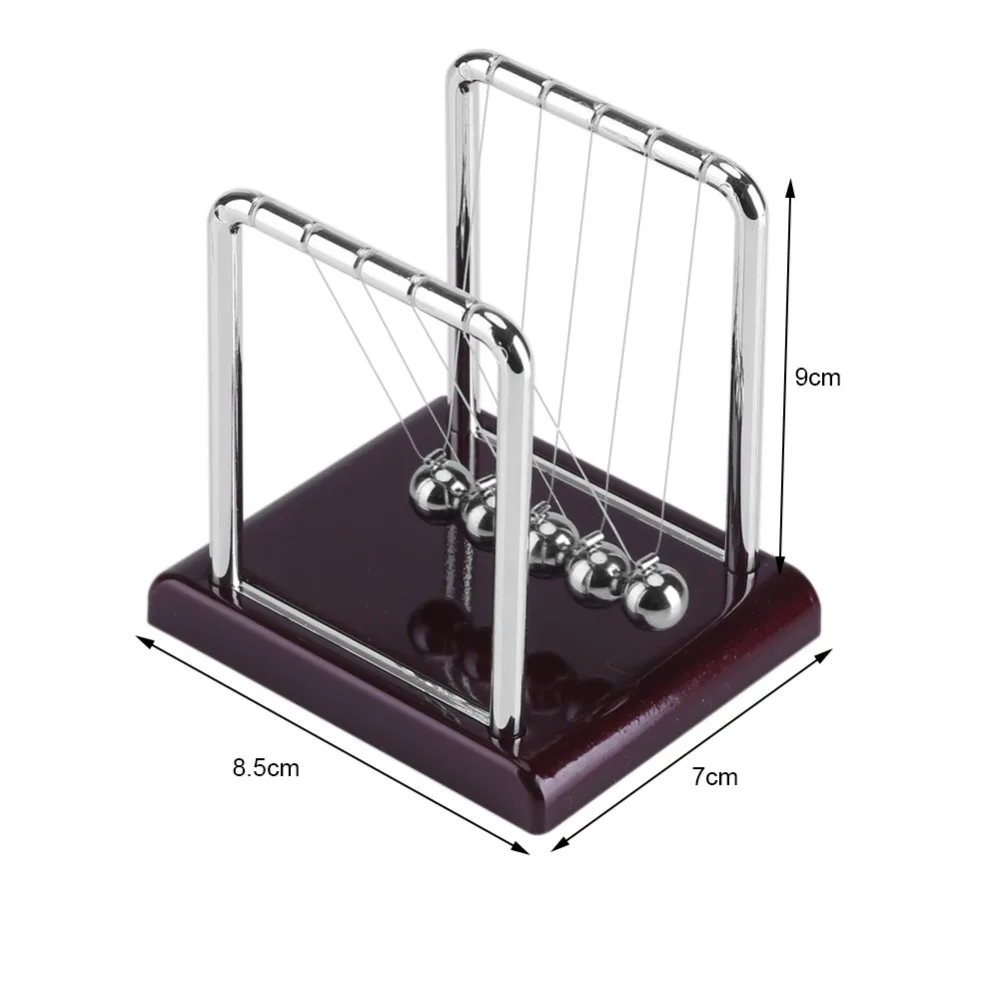Школьные детские качающийся маятник ранее развитие обучающий настольная игрушка маятник Ньютона сталь баланс мяч физический маятник - Цвет: as the picture